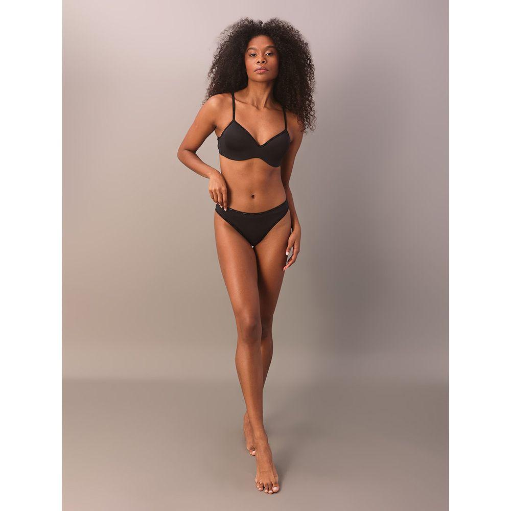 Sutiã Bojo Light Soft Micrologo Calvin Klein Underwear - Preto - 1