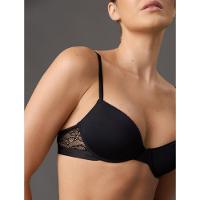 Sutiã Push Up Soft Lace Calvin Klein Underwear - Preto