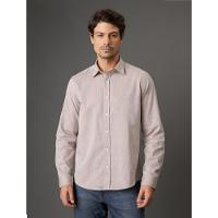 Camisa Masculina Regular Martingale Calvin Klein Jeans - Terra - 1