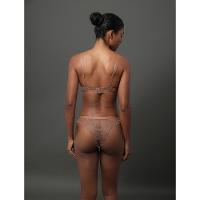 Calcinha Tanga Soft Lace Calvin Klein Underwear - Capuccino - 2