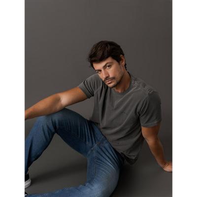 Calça Jeans Masculina Slim 5 Pockets Calvin Klein Jeans - Azul Médio