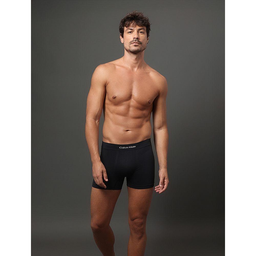 Cueca Trunk Modern Logo Seamless Calvin Klein Underwear - Preto - 1