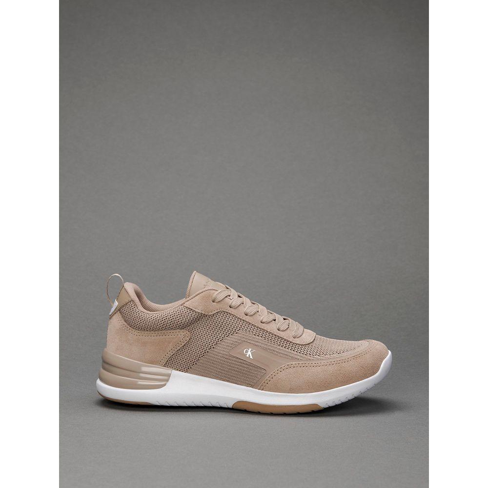 Tênis Masculino Air Knitt Layers Calvin Klein Jeans - Caqui Claro - 1