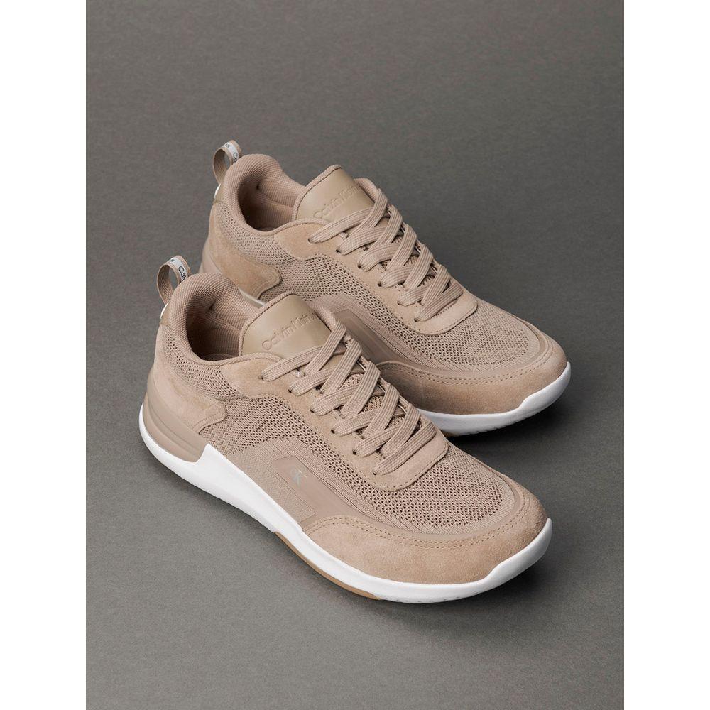 Tênis Masculino Air Knitt Layers Calvin Klein Jeans - Caqui Claro - 2