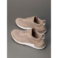 Tênis Masculino Air Knitt Layers Calvin Klein Jeans - Caqui Claro - 3