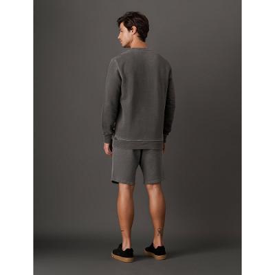 Casaco Masculino Moletom Monograma Calvin Klein Jeans - Chumbo