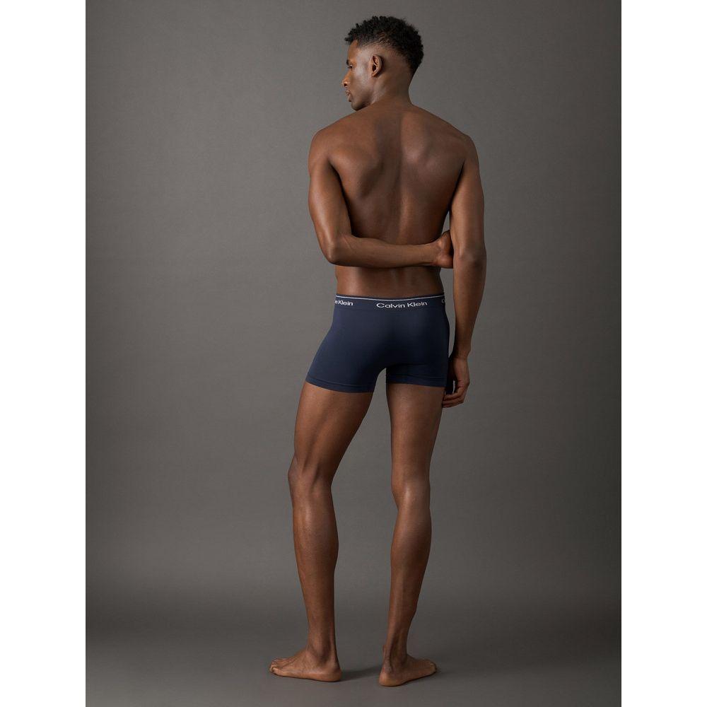 Cueca Trunk Modern Cotton Seamless Calvin Klein Underwear - Azul Escuro - 2