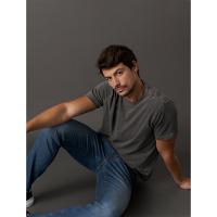 Camiseta Masculina Ski Back Frame Calvin Klein Jeans - Chumbo - 5