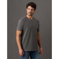 Camiseta Masculina Ski Back Frame Calvin Klein Jeans - Chumbo - 1
