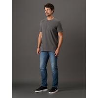 Camiseta Masculina Ski Back Frame Calvin Klein Jeans - Chumbo - 3