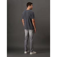 Camiseta Masculina Quadrilé Calvin Klein Jeans - Chumbo - 2