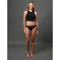 Calcinha Fio Dental Duplo Soft Micrologo Calvin Klein Underwear - Preto - 5