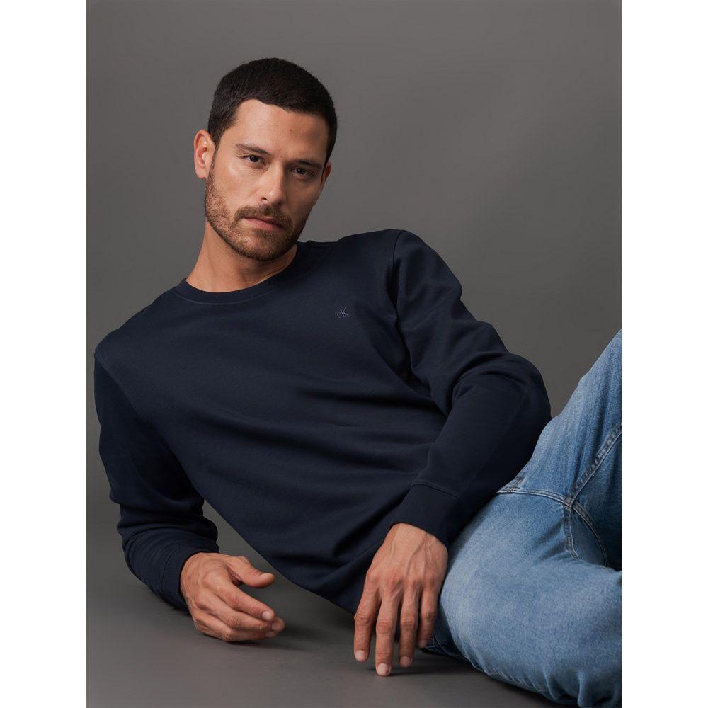 Casaco Masculino Moletom Bordado Calvin Klein Jeans - Marinho - 4