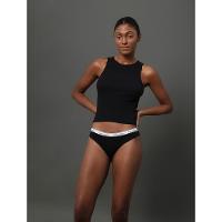 Kit 3 Calcinhas Tangas Mini Modern Cotton Calvin Klein Underwear - Preto - 1
