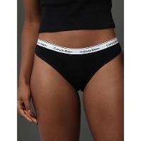 Kit 3 Calcinhas Tangas Mini Modern Cotton Calvin Klein Underwear - Preto - 2