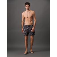 Short D'Água Masculino Folhas Calvin Klein Swimwear - Chumbo - 3