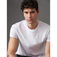 Camiseta Masculina Pima Calvin Klein Jeans - Branco - 5