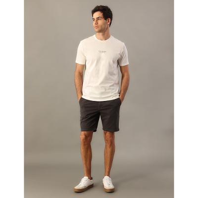 Bermuda Masculina Color Chino Calvin Klein - Chumbo