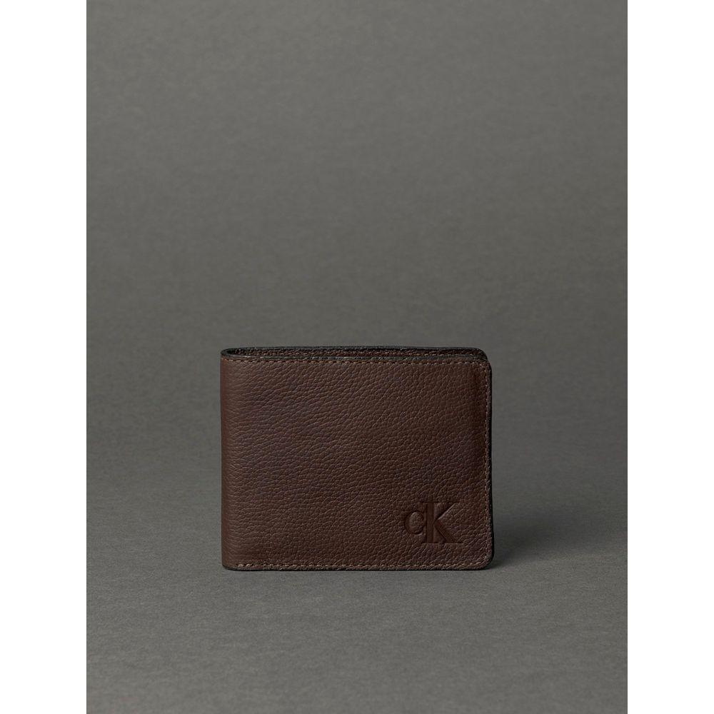 Carteira Masculina Média Floater Calvin Klein Jeans - Cafe - 1