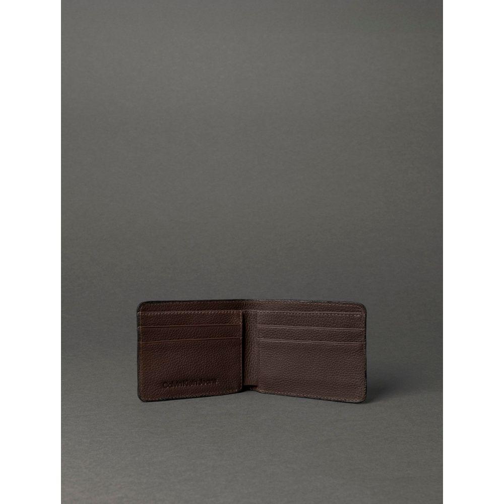 Carteira Masculina Média Floater Calvin Klein Jeans - Cafe - 3