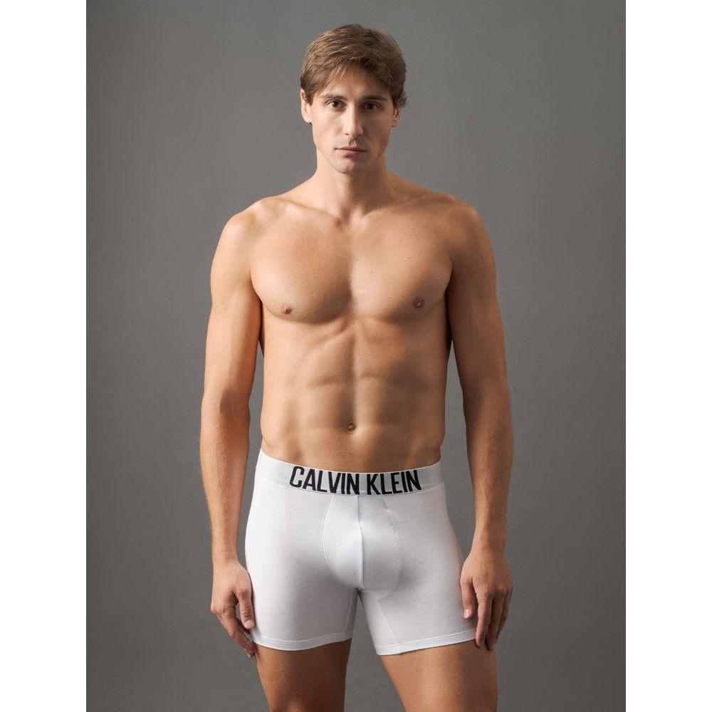 Kit 2 Cuecas Boxer Cotton Intense Power Calvin Klein Underwear - Branco/Branco - 1