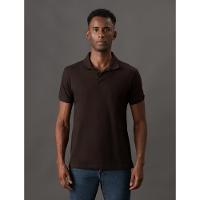 Polo Masculina Slim Friso Bordado Calvin Klein Jeans - Cafe - 1