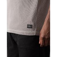 Polo Masculina Quadrilé Calvin Klein Jeans - Caqui Medio - 1