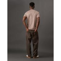 Camiseta Masculina Pima Calvin Klein Jeans - Caqui Medio - 5