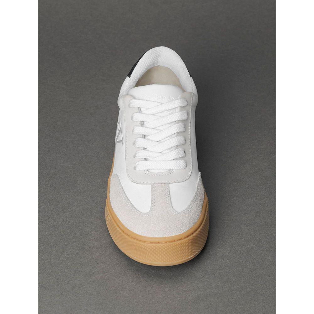 Tênis Feminino Palito Embossed Calvin Klein Jeans - Branco - 4