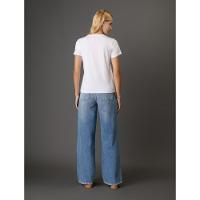 Camiseta Feminina Logo Bordado Calvin Klein Jeans - Branco 2 - 2