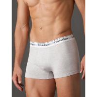 Kit 2 Cuecas Trunk Modern Cotton Calvin Klein Underwear - Preto Com Cinza Claro