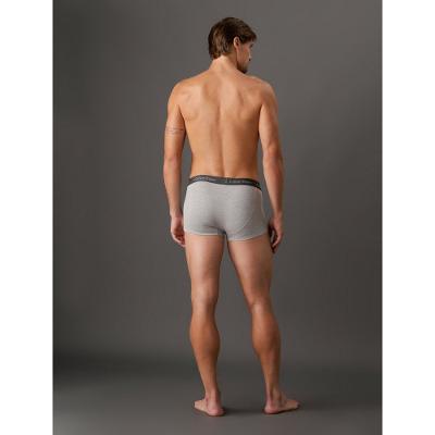 Kit 4 Cuecas Low Rise Trunk Calvin Klein Underwear - Grafite/Prata