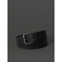 Cinto Masculino de Couro Estampa Relevo Calvin Klein Jeans - Preto - 1