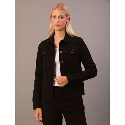 Jaqueta Color Trucker Infinite Black Calvin Klein Jeans - Preto