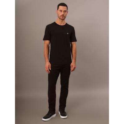 Camiseta Masculina Estampa Ômega No Peito Calvin Klein Jeans - Preto