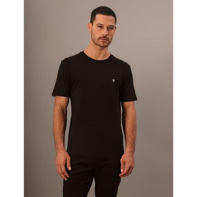 Camiseta Masculina Estampa Ômega No Peito Calvin Klein Jeans - Preto