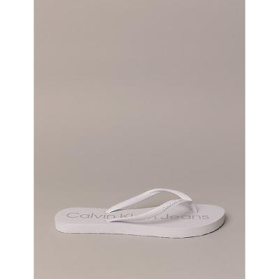 Chinelo Feminino Basic Calvin Klein Jeans - Branco 2
