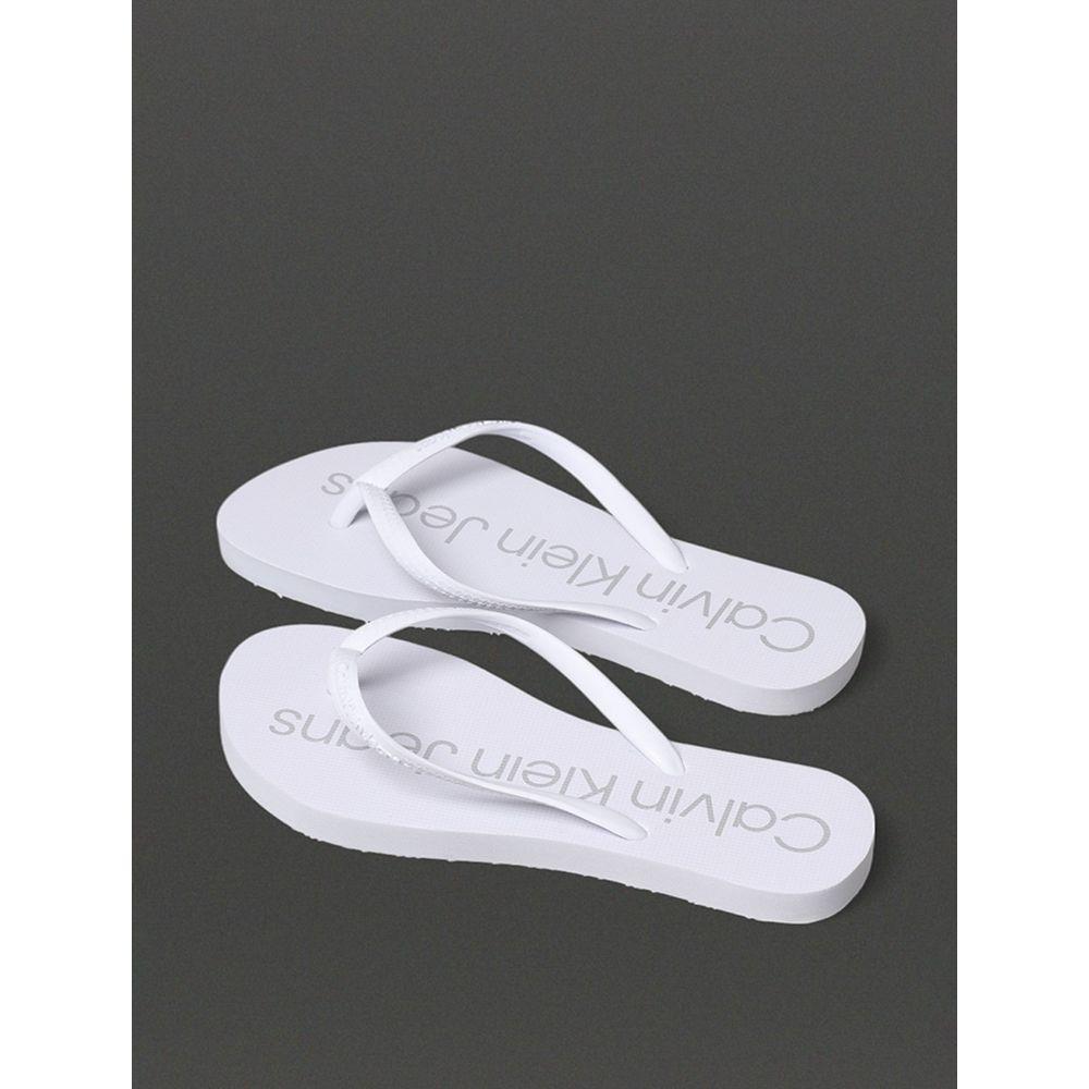 Chinelo Feminino Basic Calvin Klein Jeans - Branco 2 - 3