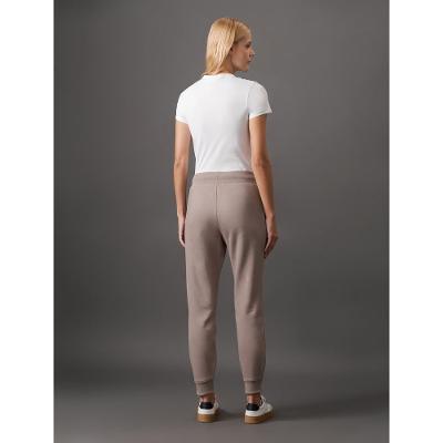 Calça Feminina Moletom Re Issue Calvin Klein Jeans - Caqui Medio