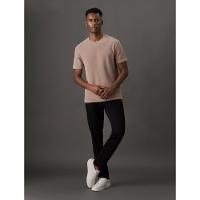 Camiseta Masculina Quadrilé Calvin Klein Jeans - Caqui Medio - 3