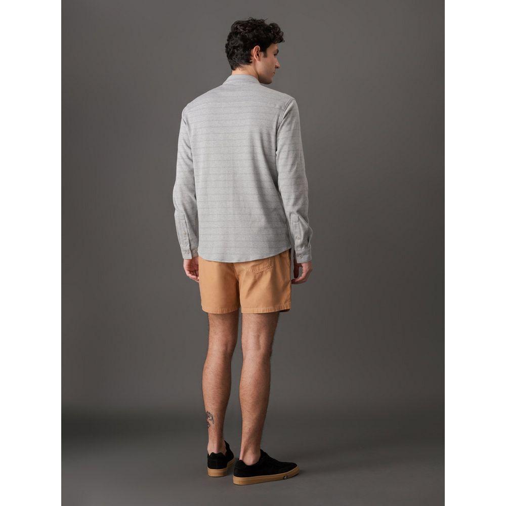 Camisa Masculina Slim Piquet Calvin Klein Jeans - Mescla - 2