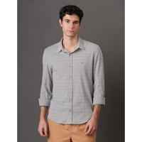 Camisa Masculina Slim Piquet Calvin Klein Jeans - Mescla - 5