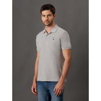 Camisa Polo Masculina Básica Estampa Logo Reissue Calvin Klein Jeans - Cinza - 1