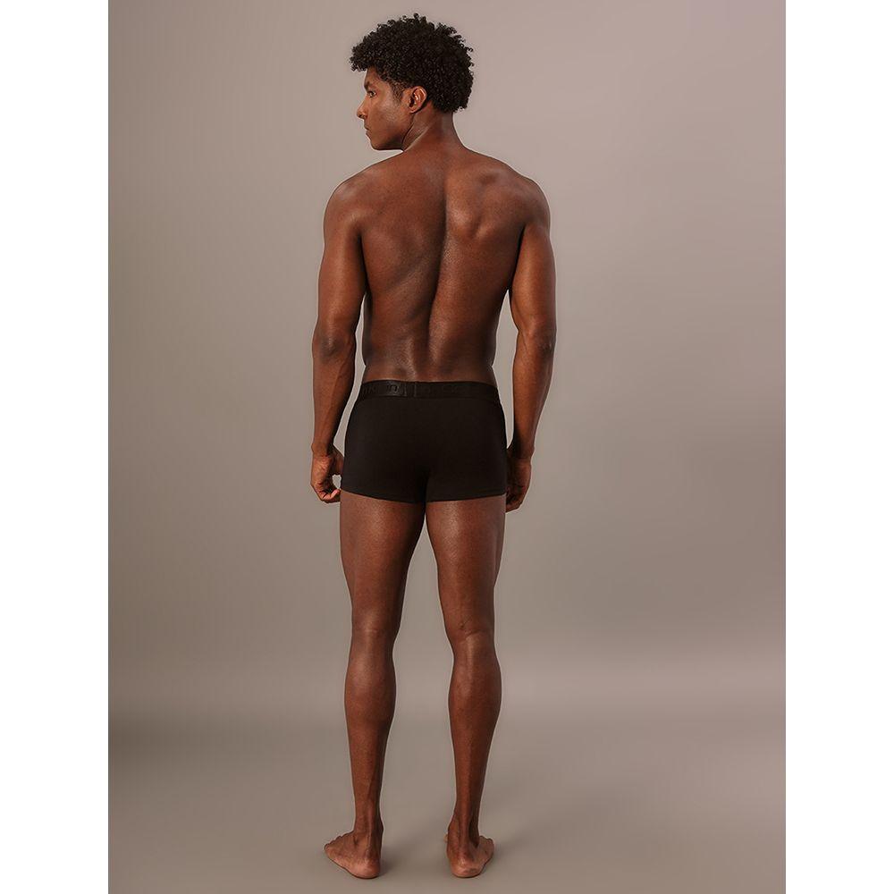 Cueca Low Rise Trunk Pima Cotton Calvin Klein Underwear - Preto - 1