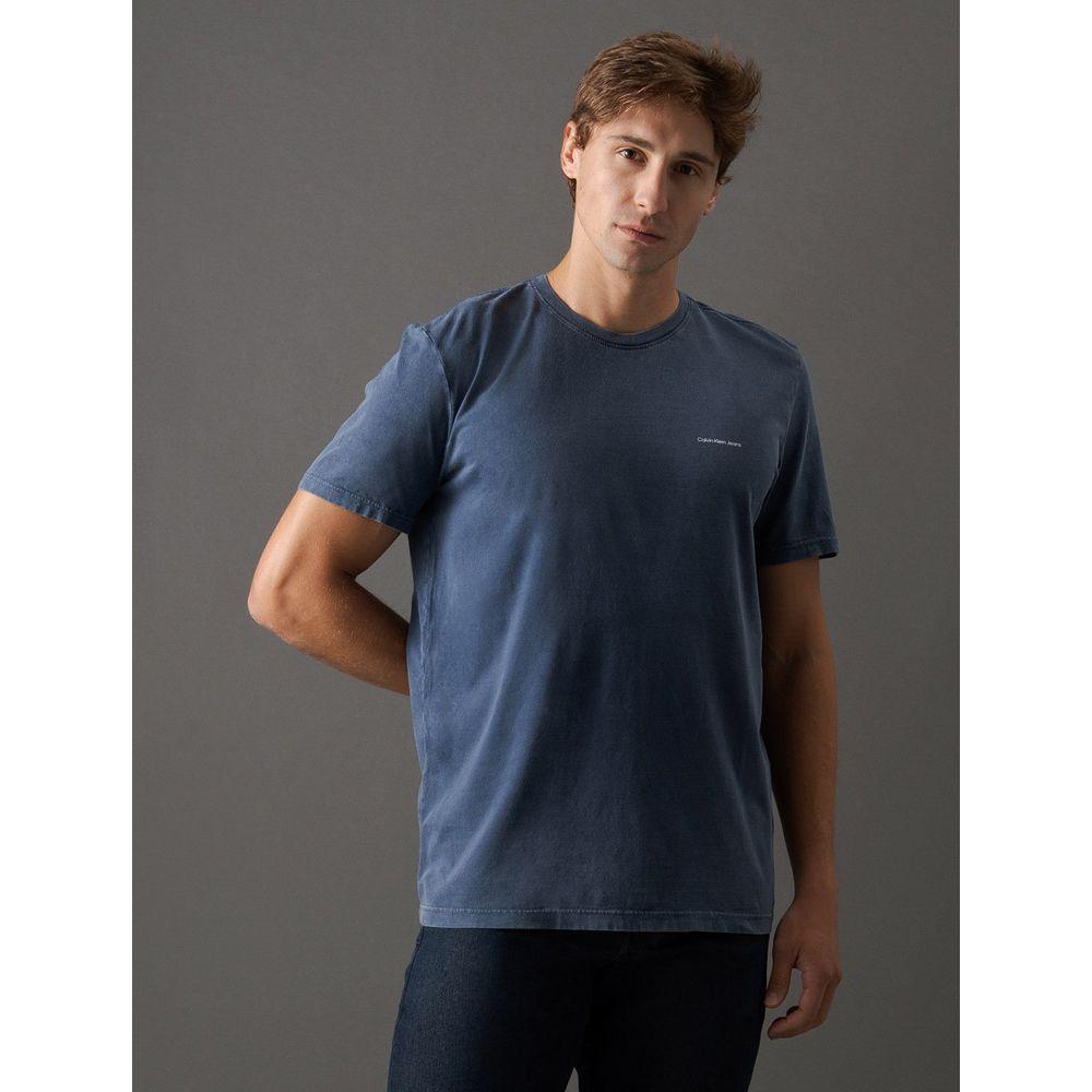Camiseta Masculina Neighborhoods Back Calvin Klein Jeans - Marinho - 1