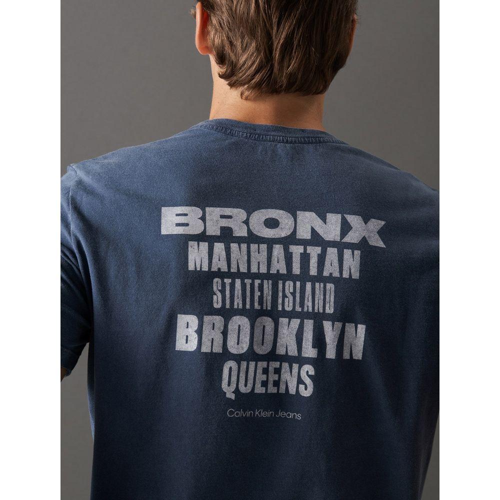 Camiseta Masculina Neighborhoods Back Calvin Klein Jeans - Marinho - 4