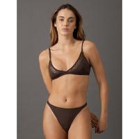 Calcinha Fio Dental String Soft Lace Calvin Klein Underwear - Havana - 1
