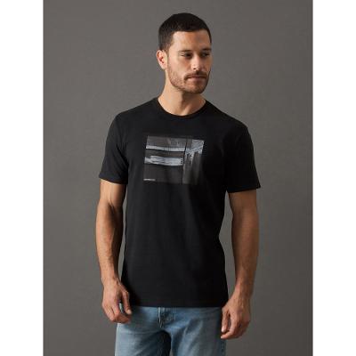 Camiseta Masculina New York Frames Calvin Klein Jeans - Preto