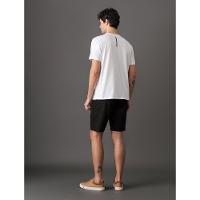 Camiseta Masculina de Algodão Estampa Logo Centralizado Calvin Klein Jeans - Branco - 2