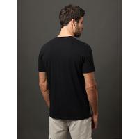 Camiseta Masculina Básica Estampa Logo Reissue No Peito Calvin Klein Jeans - Preto - 2